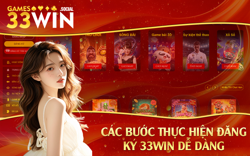Các bước thực hiện đăng ký 33Win dễ dàng